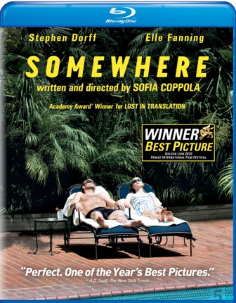 Somewhere was released on Blu-Ray and DVD on April 19, 2011.