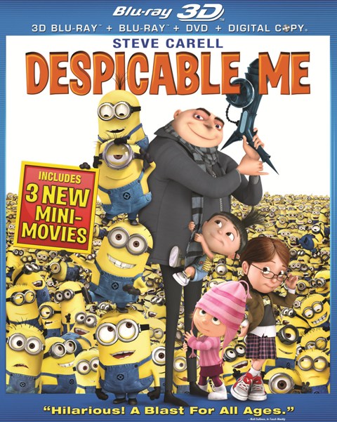 Despicable Me was released on Blu-ray and DVD on December 14th, 2010