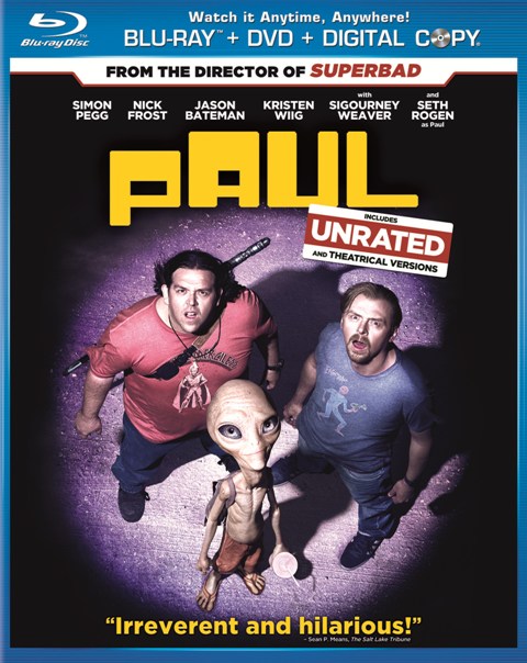 Paul was released on Blu-ray and DVD on August 9th, 2011
