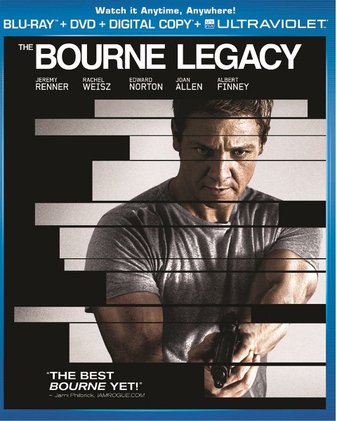 The Bourne Legacy was released on Blu-ray and DVD on December 11, 2012