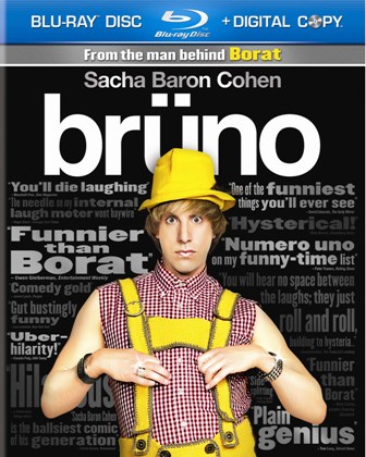 Bruno was released on Blu-Ray and DVD on November 17th, 2009.