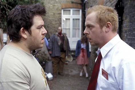 Nick Frost and Simon Pegg star in Edgar Wright’s Shaun of the Dead.