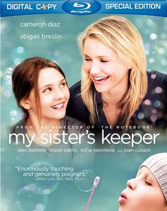 My Sister's Keeper was released on Blu-Ray and DVD on November 17th, 2009.