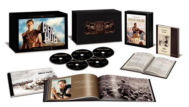 Ben-Hur: 50th Anniversary Ultimate Collector's Edition was released on Blu-ray on September 27th, 2011