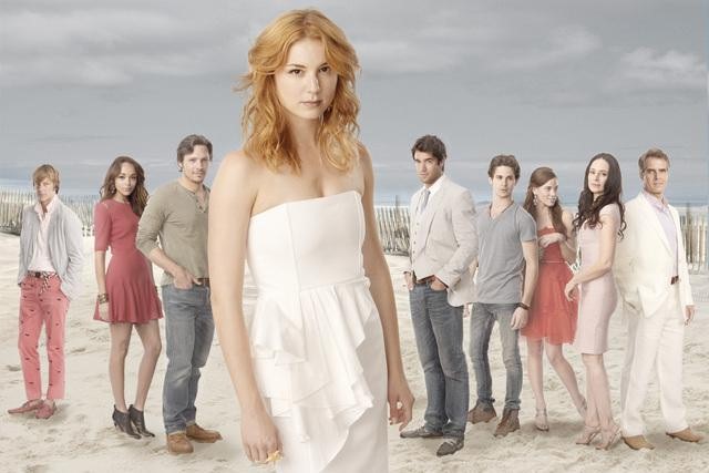 Gabriel Mann, Ashley Madekwe, Nick Wechsler, Emily VanCamp, Josh Bowman, Connor Paolo, Christa Allen, Madeleine Stowe and Henry Czerny star in ABC’s Revenge.