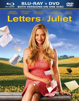 Letters to Juliet was released on Blu-Ray and DVD on Sept. 14, 2010.