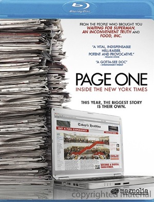 Page One was released on Blu-Ray and DVD on Oct. 18, 2011.