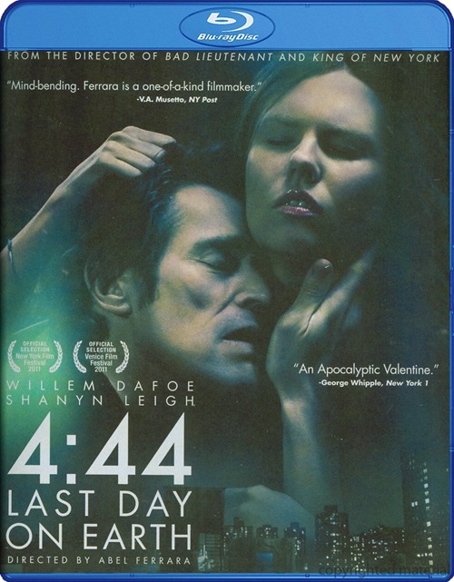 4:44 Last Day on Earth was released on Blu-ray and DVD on July 17, 2012.