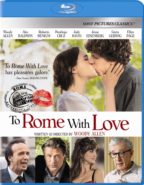 To Rome with Love was released on Blu-ray and DVD on January 15th, 2013.