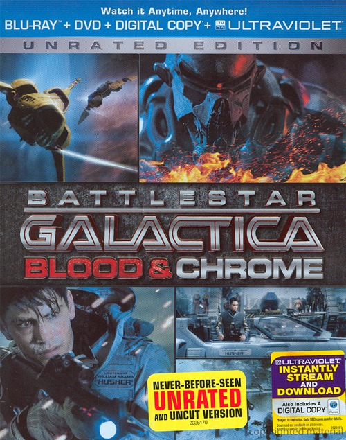 Battlestar Galactica: Blood and Chrome was released on Blu-ray and DVD on February 19th, 2013.