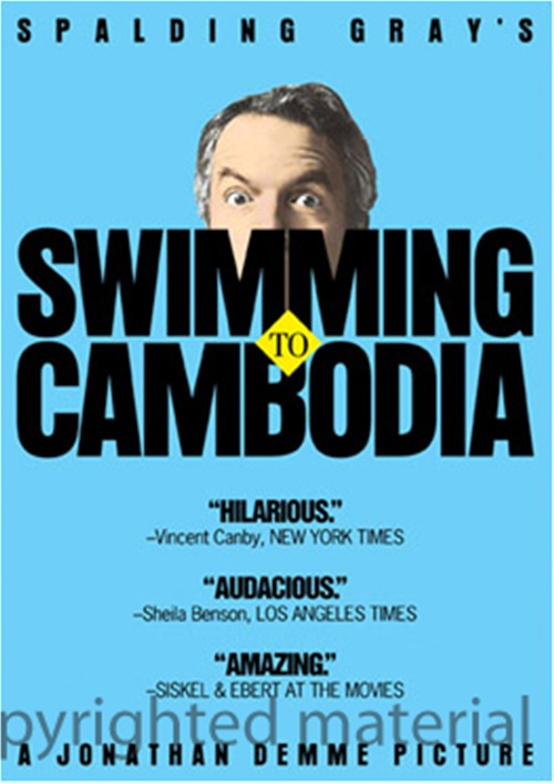 Swimming to Cambodia was released on DVD on May 28th, 2013.