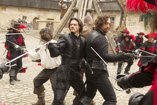 Logan Lerman, Luke Evans and Matthew Macfadyen star in Paul W.S. Anderson’s The Three Musketeers.