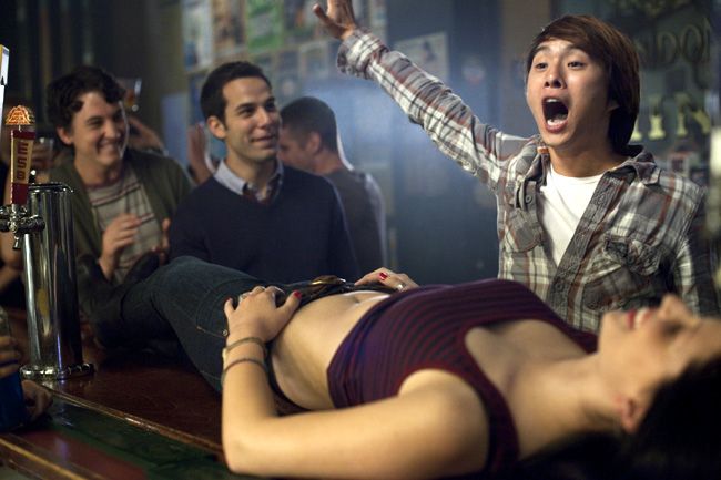 Myles Teller, Skylar Astin and Justin Chon in 21 and Over