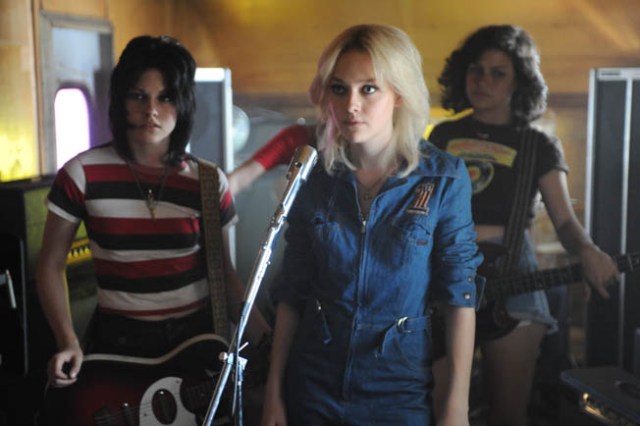 Kristen Stewart, Dakota Fanning and Alia Shawkat star in Floria Sigismondi’s The Runaways.