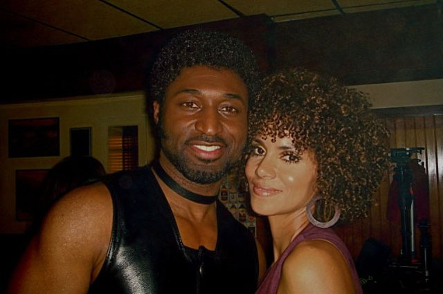 Berry Good: Adrian Holmes as Cliff and Halle Berry as Frankie on the set of ‘Frankie and Alice’