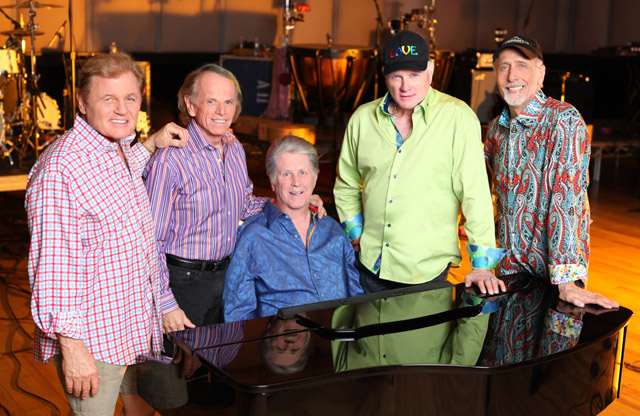 The Beach Boys at 50, L-R: Bruce Johnston, Al Jardine, Brian Wilson, Mike Love and David Marks
