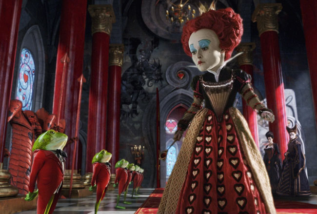 The Royal Scam: Helena Bonham Carter as the Red Queen in ‘Alice in Wonderland’