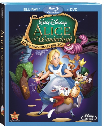 Alice in Wonderland: 60th Anniversary Edition will be released on Blu-Ray and DVD combo pack on February 1st, 2011