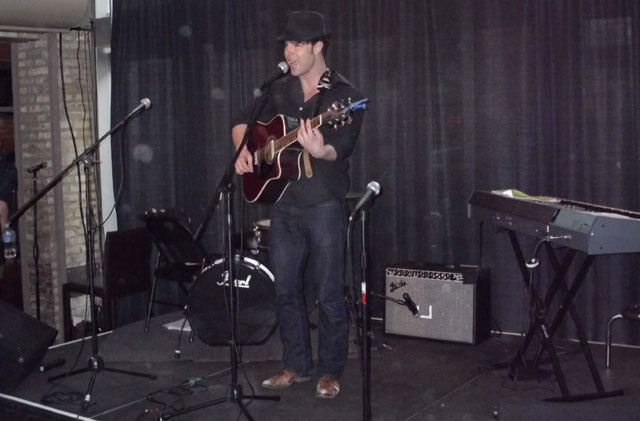 Gabe Bowling of ‘Million Dollar Quartet’ Performs at the ‘Be-In for Marriage Equality, Chicago, March 14th, 2011