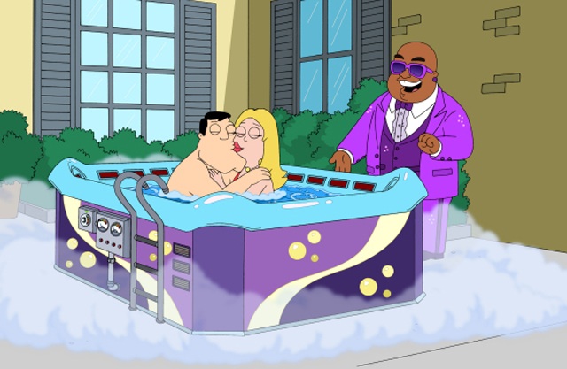 Cee Lo Green (right) Guest Stars on ‘American Dad’