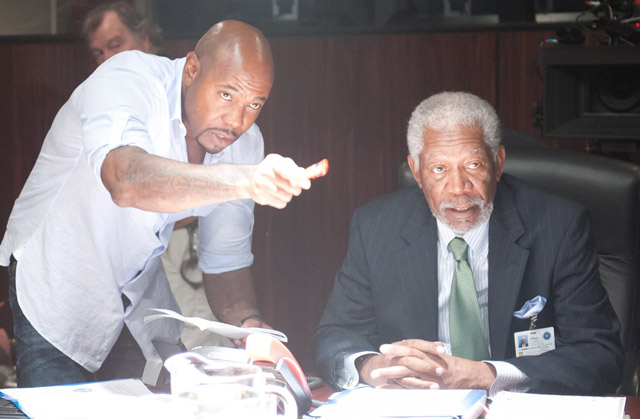 Antoine Fuqua, Morgan Freeman