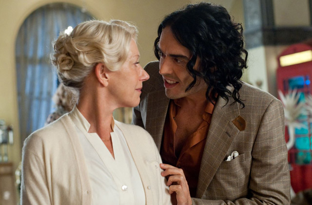 Co-Dependents: Helen Mirren (Hobson) and Russell Brand (Arthur) in ‘Arthur’