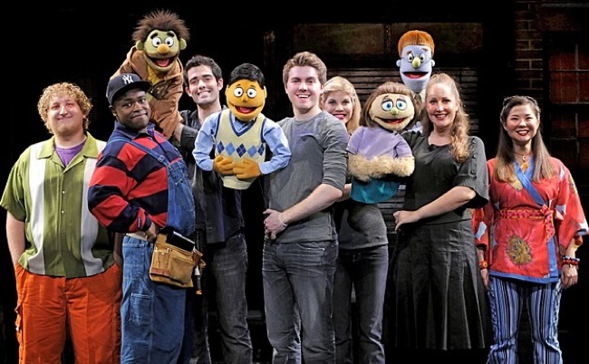 The touring cast of “Avenue Q”