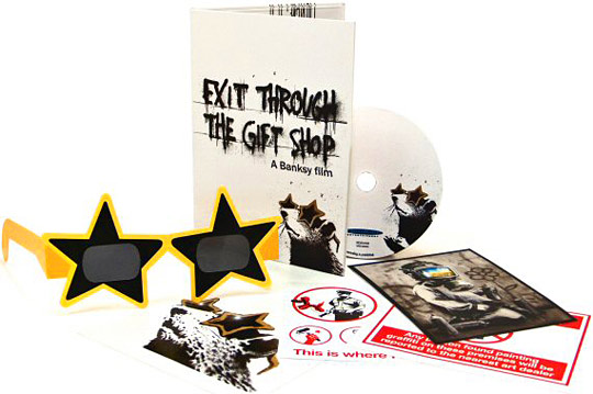 Exit Through the Gift Shop was released on DVD on December 14th, 2010