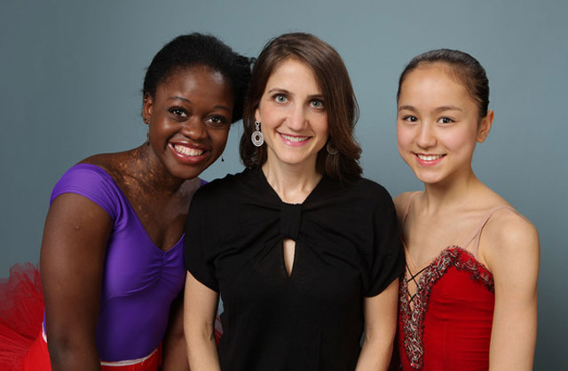 Michaela Deprince, Filmmaker Beth Kargman and Miko Forgarty in ‘First Position’