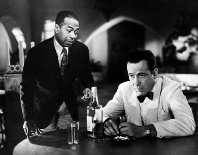 Dooley Wilson and Humphrey Bogart star in Michael Curtiz’s Casablanca.