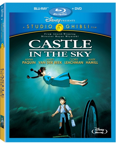 Castle in the Sky will be released on Blu-ray/DVD Combo Pack on May 22, 2012