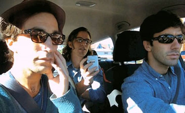 On the Road with Ariel Schulman, Henry Joost (backseat) and Nev Schulman in ‘Catfish’