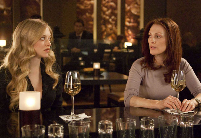 BFFs: Amanda Seyfried as Chloe and Julianne Moore as Catherine in ‘Chloe’