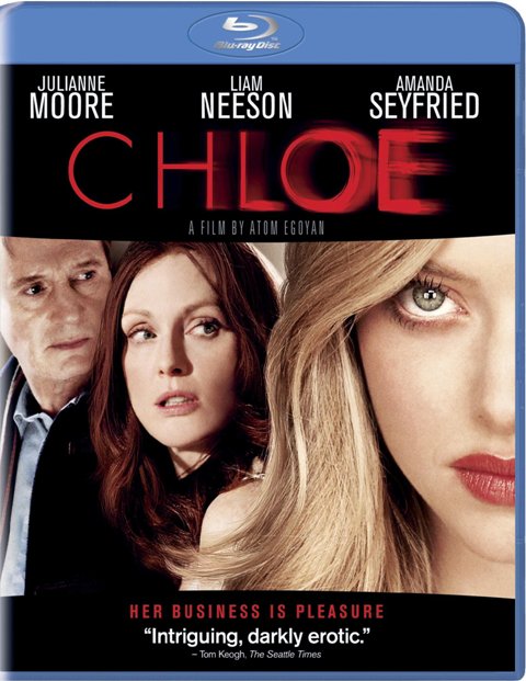 Chloe was released on Blu-Ray and DVD on July 13th, 2010.