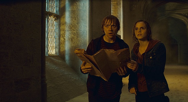 Rupert Grint and Emma Watson star in Harry Potter and the Deathly Hallows: Part 2.