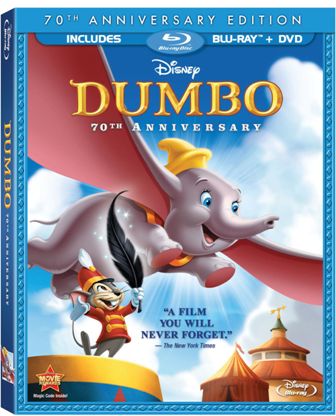 Dumbo was released on Blu-ray on September 20th, 2011