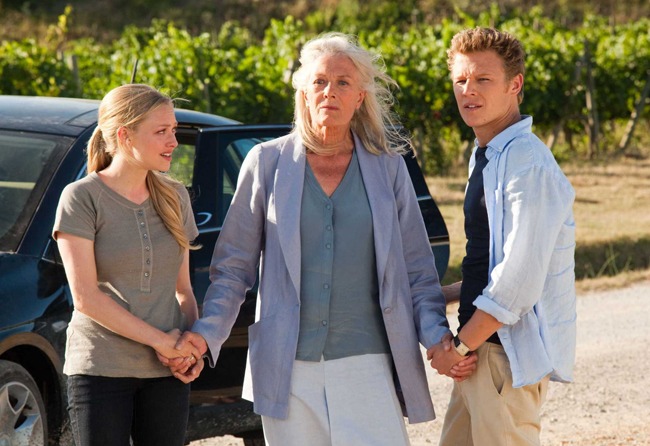 True Romance: Amanda Seyfried as Sophie, Vanessa Redgrave as Claire and Christopher Egan as Charlie in ‘Letters to Juliet’