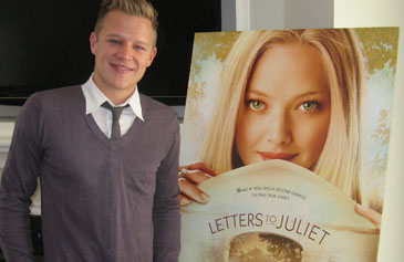 Christopher Egan in Chicago, April 27, 2010