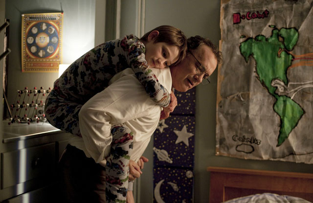 Thomas Horn (Oskar) and Tom Hanks (Thomas) in ‘ Extremely Loud and Incredibly Close’