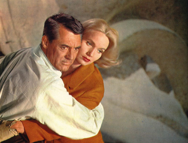 Cliffhanger: Cary Grant and Eva Marie Saint in Alfred Hitchcock’s ‘North by Northwest’