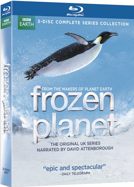 Frozen Planet was released on Blu-ray and DVD on April 27, 2012.