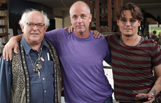 Ralph Steadman, Charlie Paul, Johnny Depp