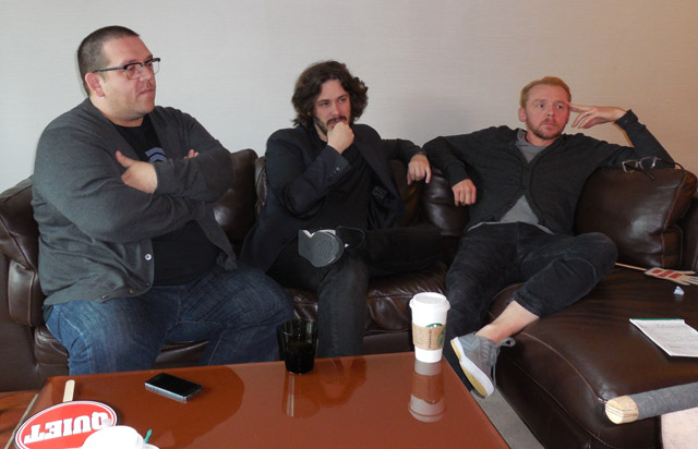 Nick Frost, Edgar Wright, Simon Pegg