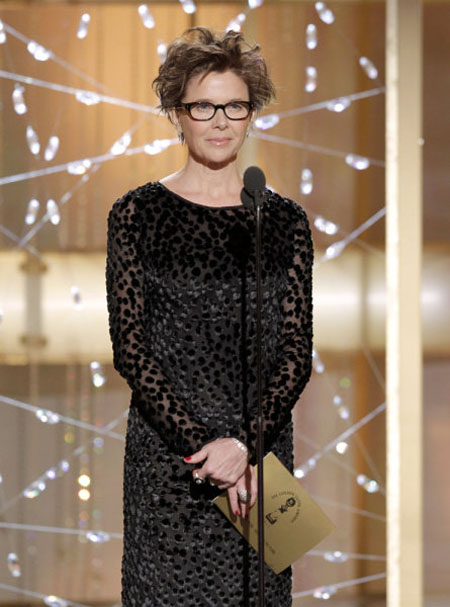 Golden Globe Award Winner Annette Bening, Best Actress Comedy or Musical for the Film ‘The Kids Are All Right’