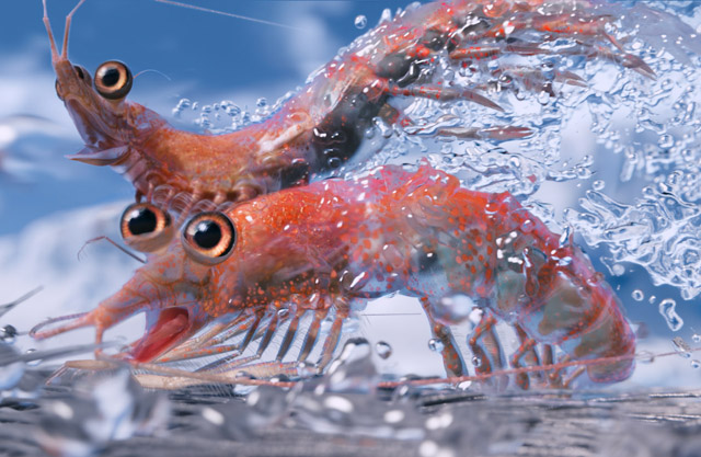 Krill Bill (Matt Damon) and Krill Will (Brad Pitt) in ‘Happy Feet Two’