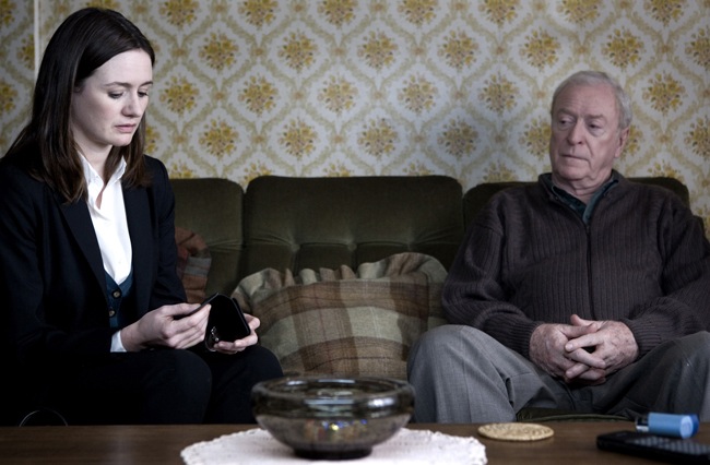 Both Sides Now: Emily Mortimer as Detective Frampton and Michael Caine in ‘Harry Brown’
