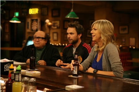 L-R: Danny DeVito, Charlie Day and Katlin Olson on the season 6 premiere of IT'S ALWAYS SUNNY IN PHILADELPHIA airing Thursday, September 16, 10 PM E/P on FX