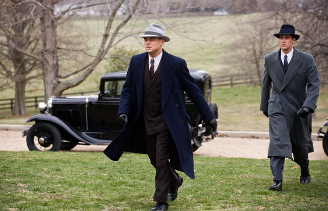 On the Case: Leonardo DiCaprio as Hoover and Armie Hammer as Clyde Tolson in ‘J. Edgar’