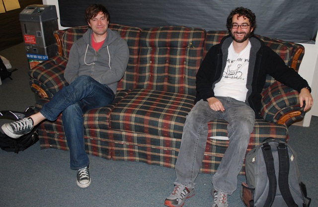 Writers, Directors, Brothers: Mark and Jay Duplass on set for ‘Jeff, Who Lives at Home’