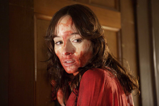 Bloody but Unbowed: Jocelin Donahue as Samantha in ‘The House of the Devil’